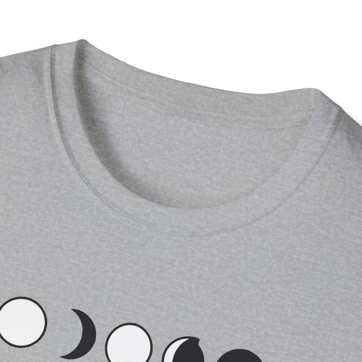 'Spellbound' Black Cat & Moon Phase Tee, Witchy Fall Graphic Shirt
