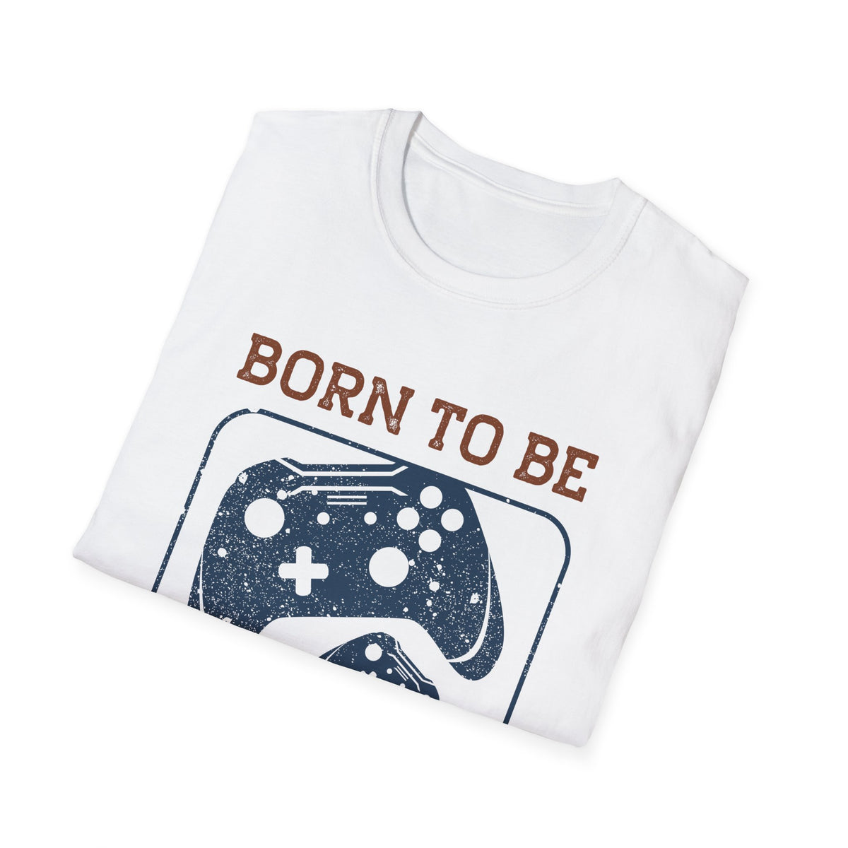 Born to Be a Gamer Controller Graphic Tee, Black DTF Print