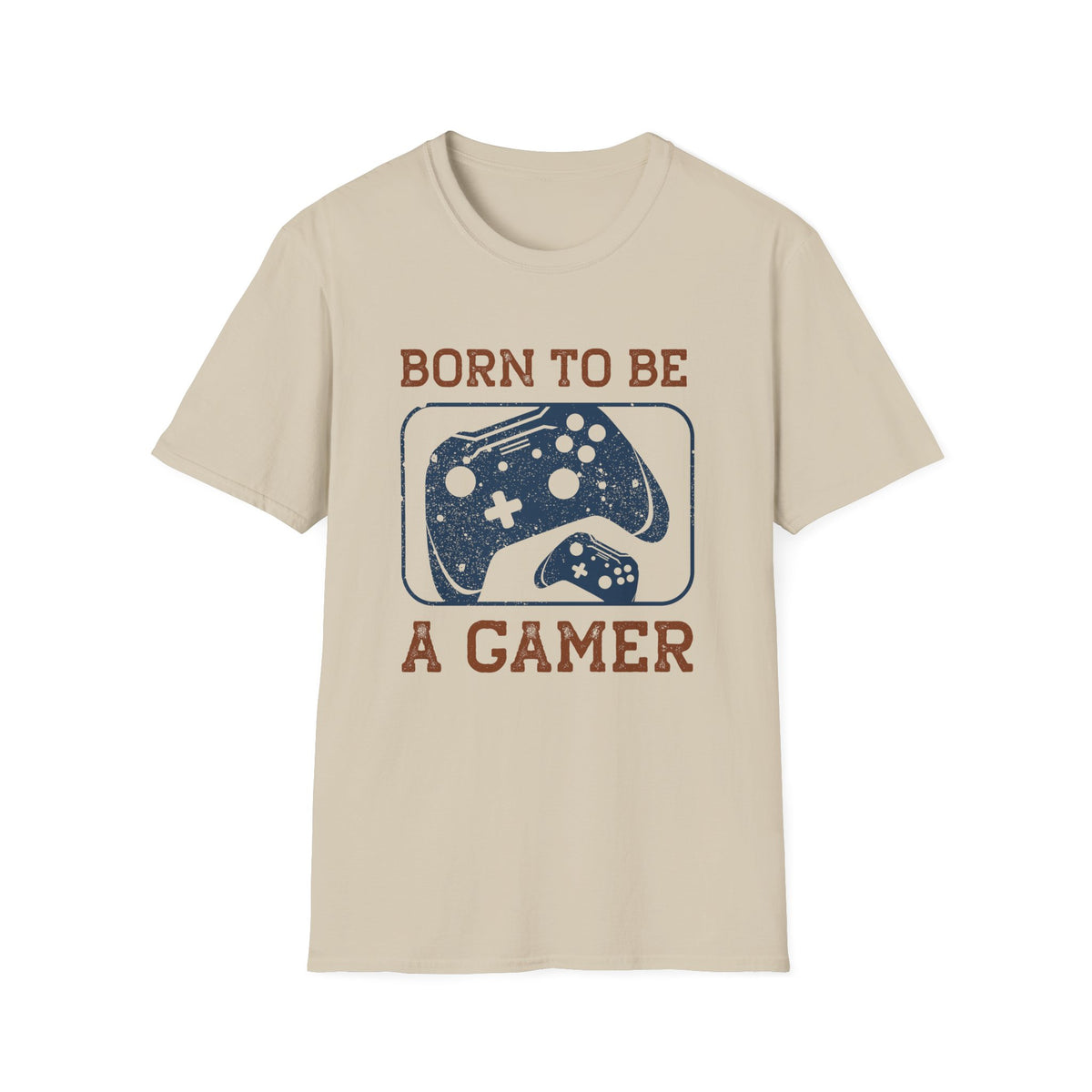 Born to Be a Gamer Controller Graphic Tee, Black DTF Print