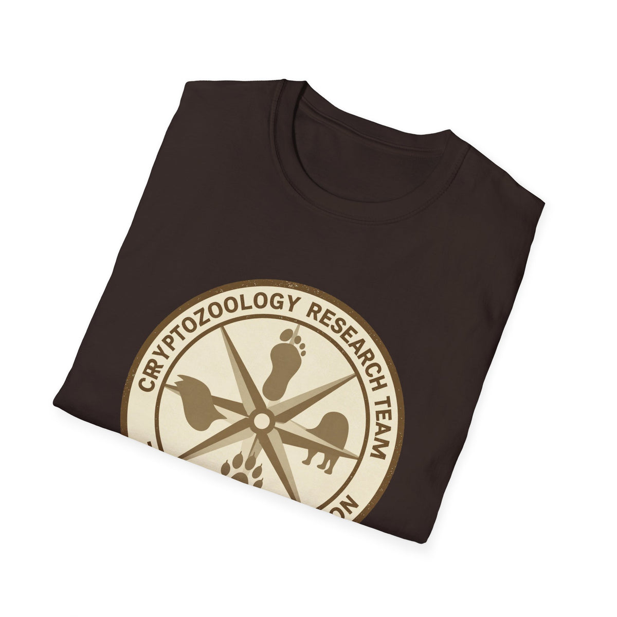 Cryptozoology Research Team Badge Tee, Unisex Softstyle