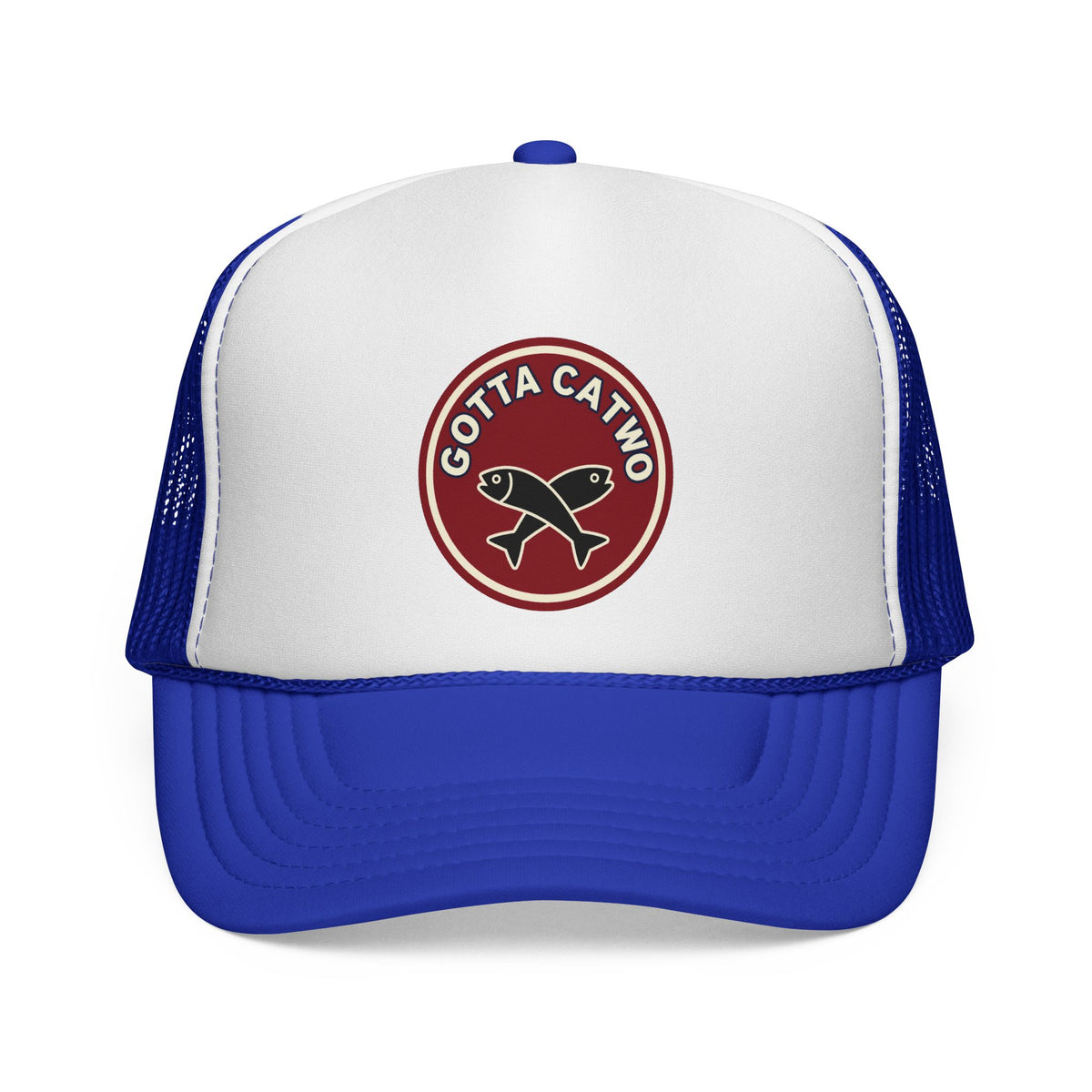 'Gotta Catch Two' Funny Trucker Hat, Meme Snapback Gift