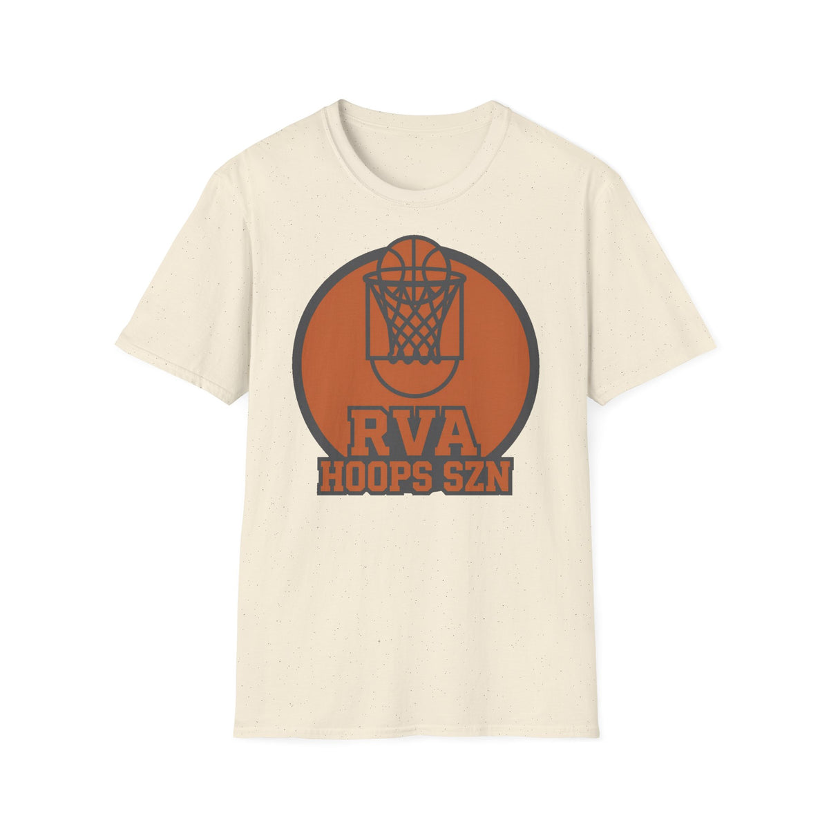 RVA Hoops Szn Tee - Unlicensed Basketball Court Graphic Shirt
