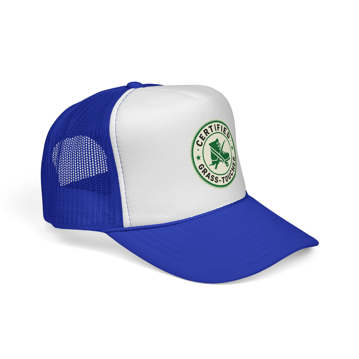 'Certified Grass-Toucher' DTF Patch Trucker Hat - Funny Outdoor Hat