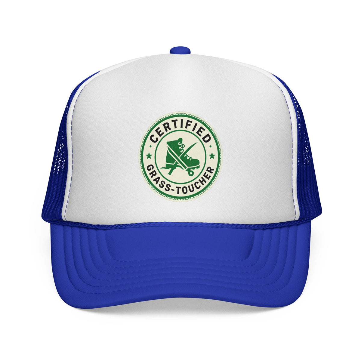 'Certified Grass-Toucher' DTF Patch Trucker Hat - Funny Outdoor Hat