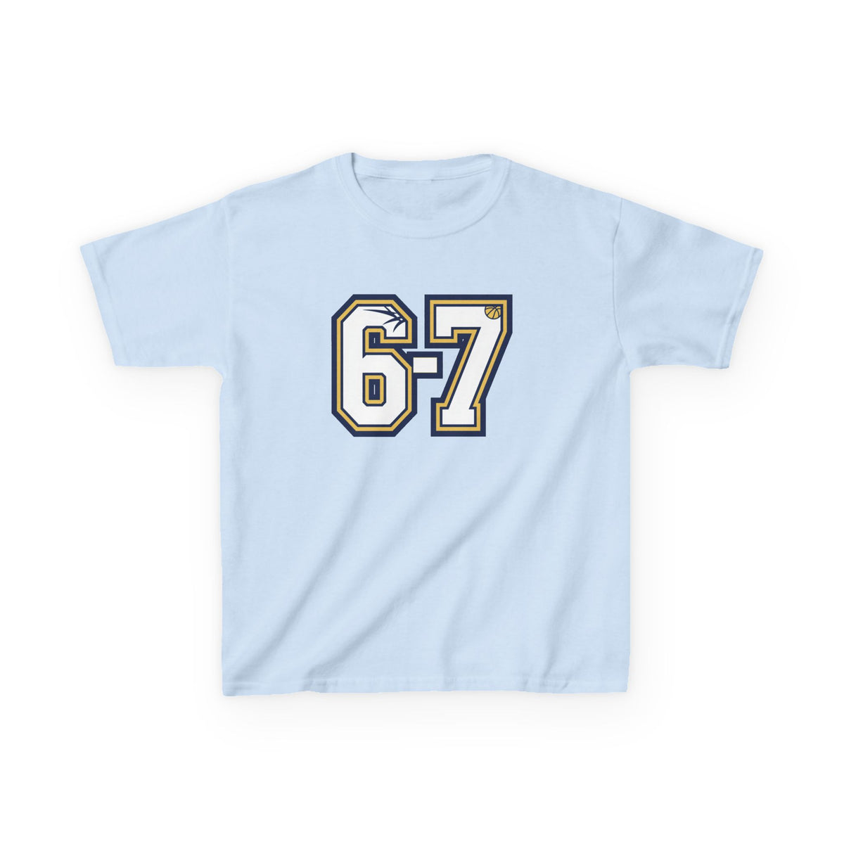 '6-7' Meme Youth Tee - Varsity Basketball Graphic Shirt