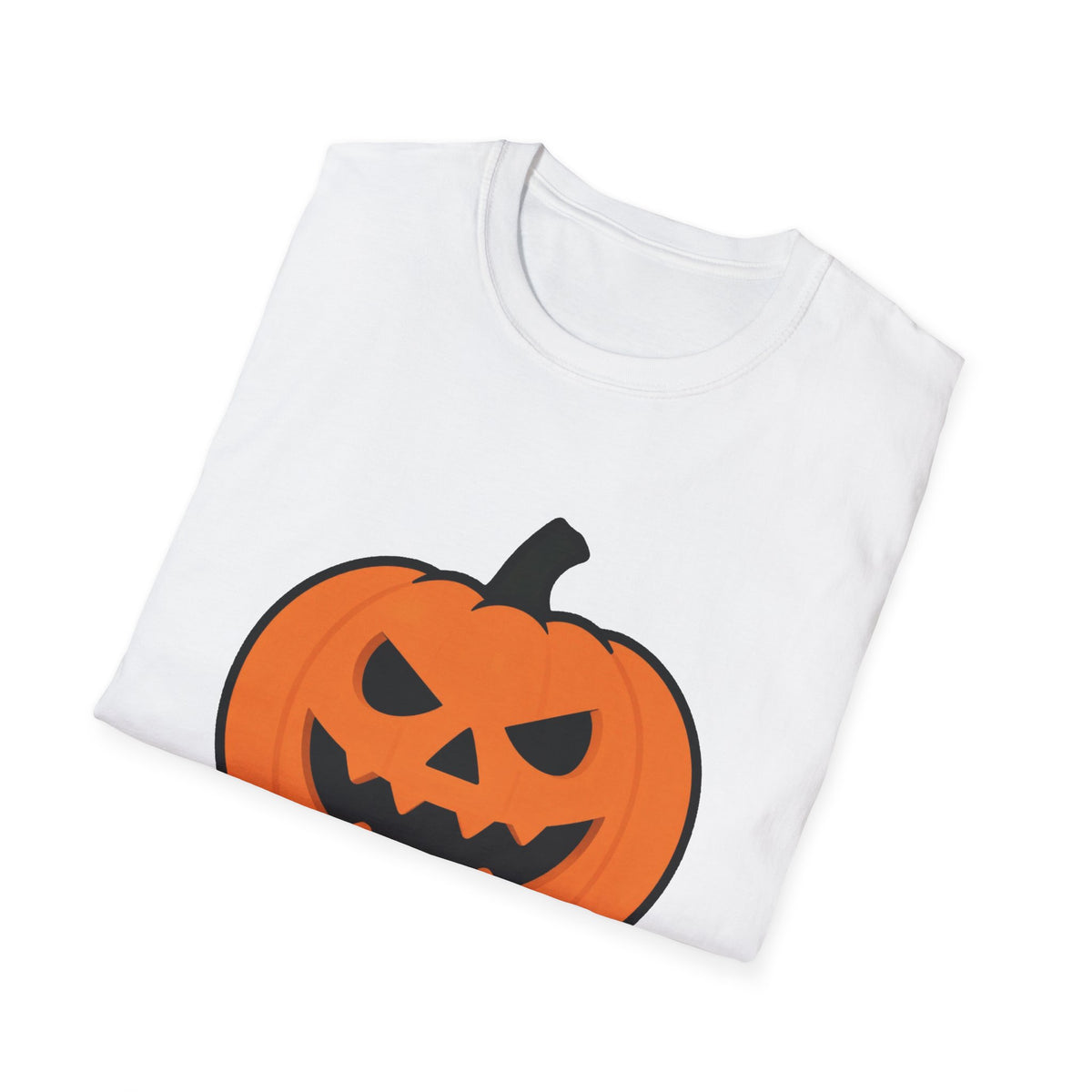 Pumpkin-Head Tiny Body Halloween Tee, Funny Costume Shirt