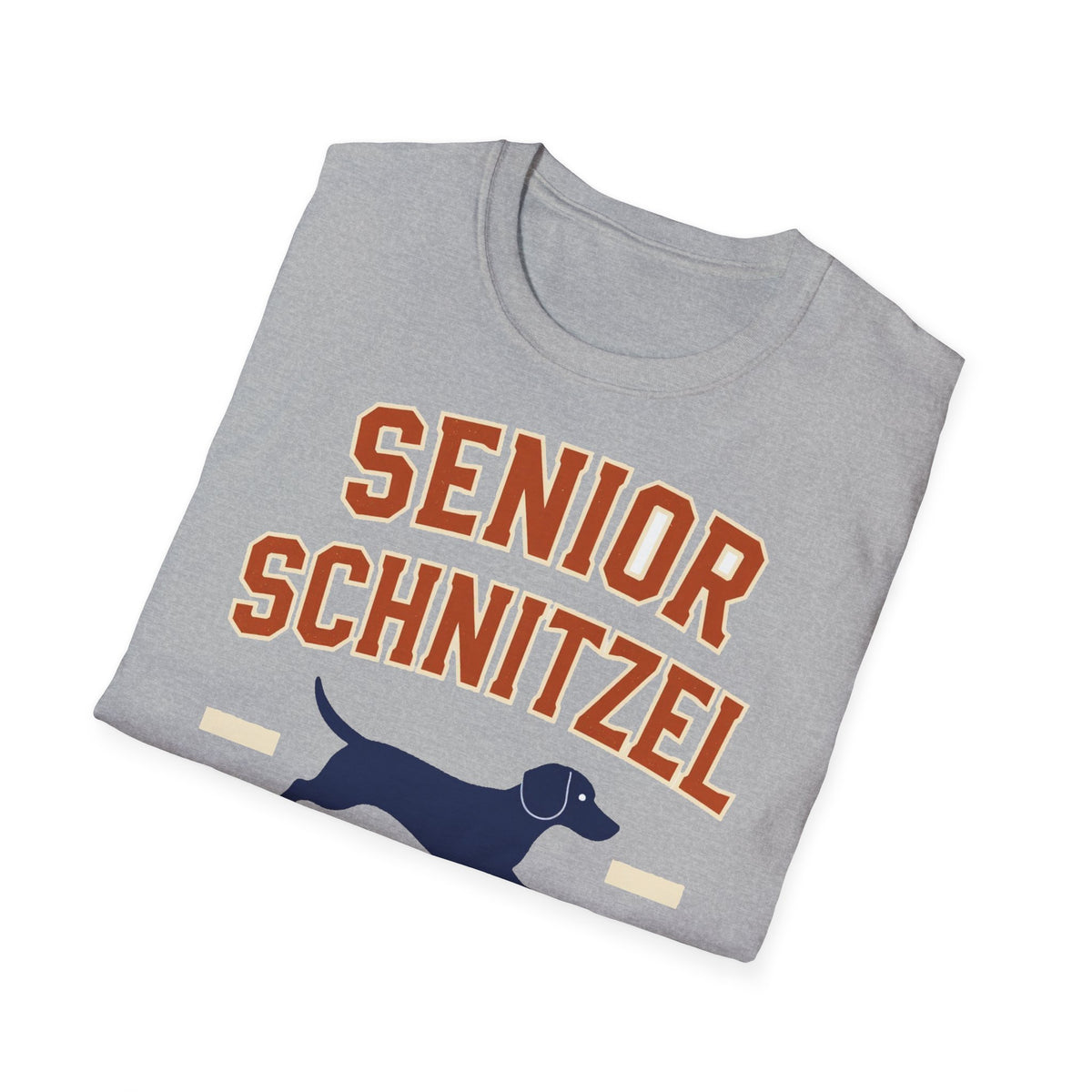 Senior Schnitzel Division Dachshund Tee - Funny Dog Racing Shirt