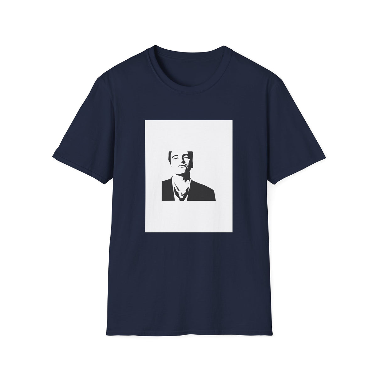 Minimalist Man in Suit Silhouette T-Shirt, Graphic Streetwear