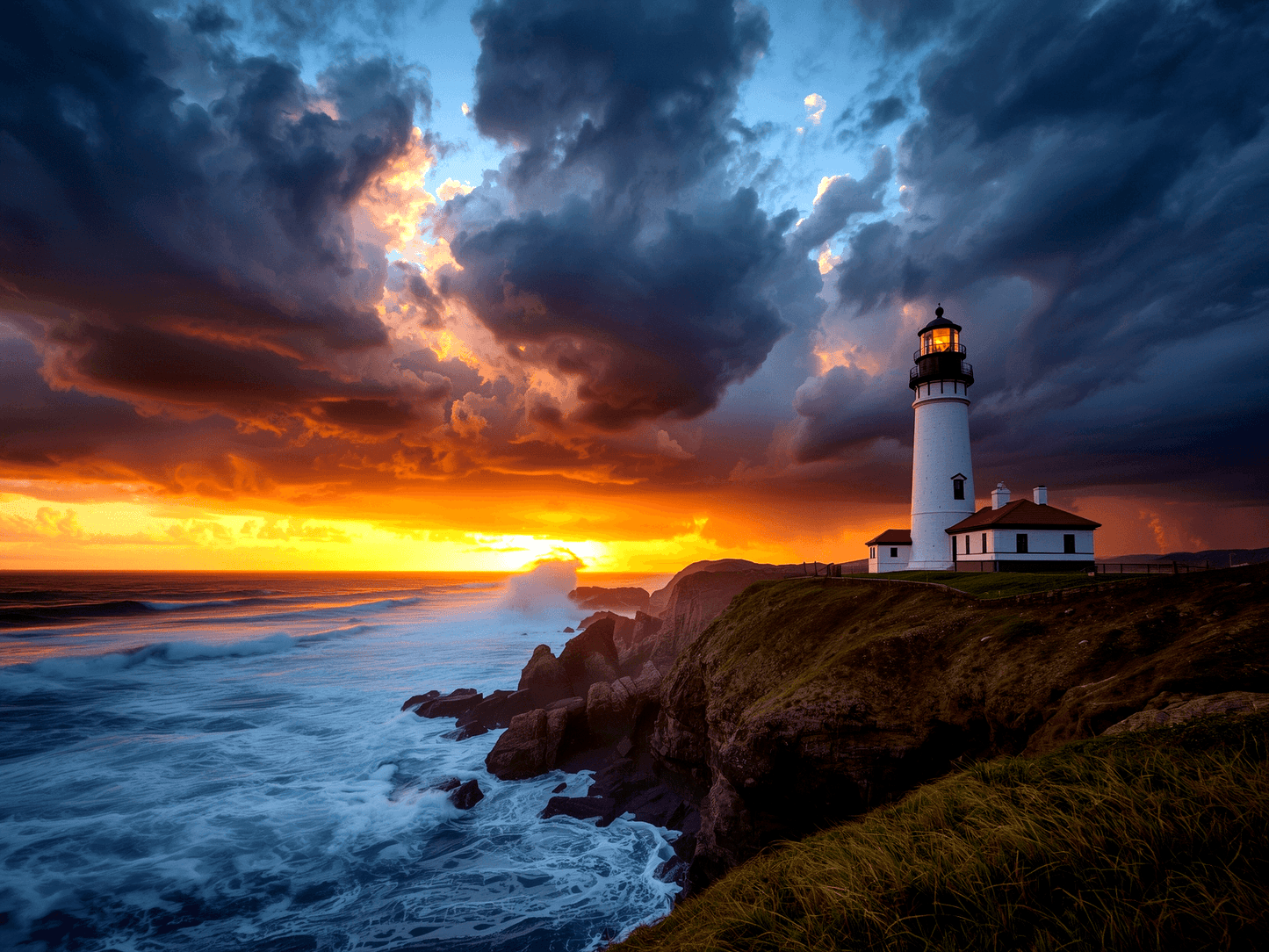 Cape Blanco Lighthouse At St