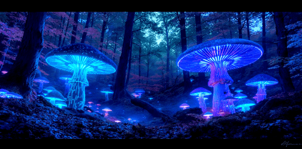 Flux-kontext-max A Surreal And Vibrant Cinematic Photo Of Ultra-wide Panoramic View Through Glowi-2