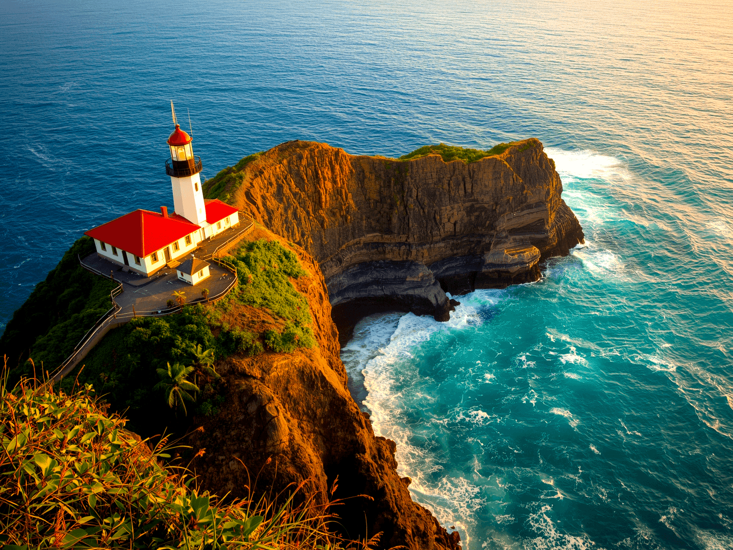 Makapuu Point Lighthouse On