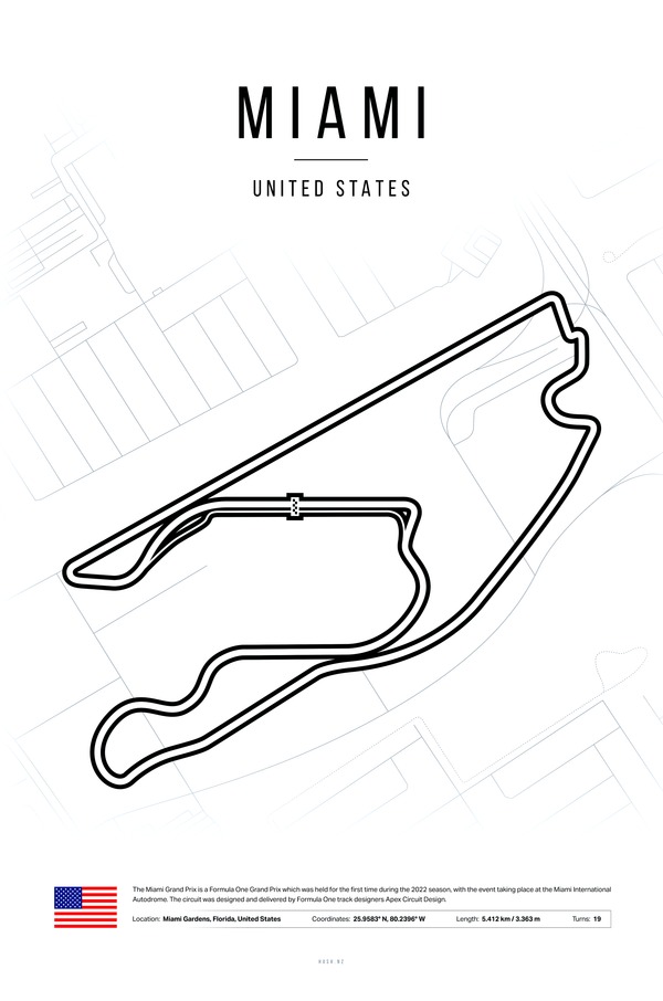 Miami 2x3 Portrait Hushartprints White