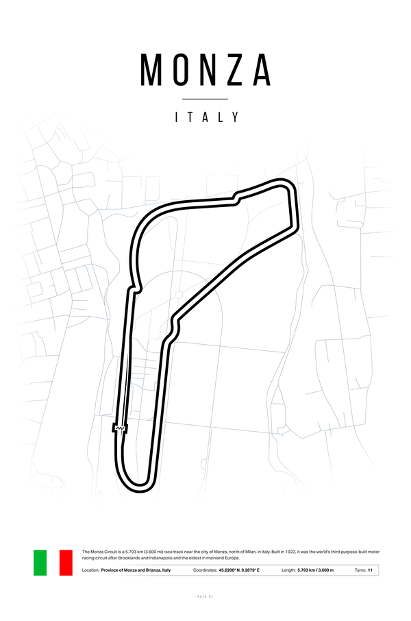 Monza 2x3 Portrait Hushartprints White