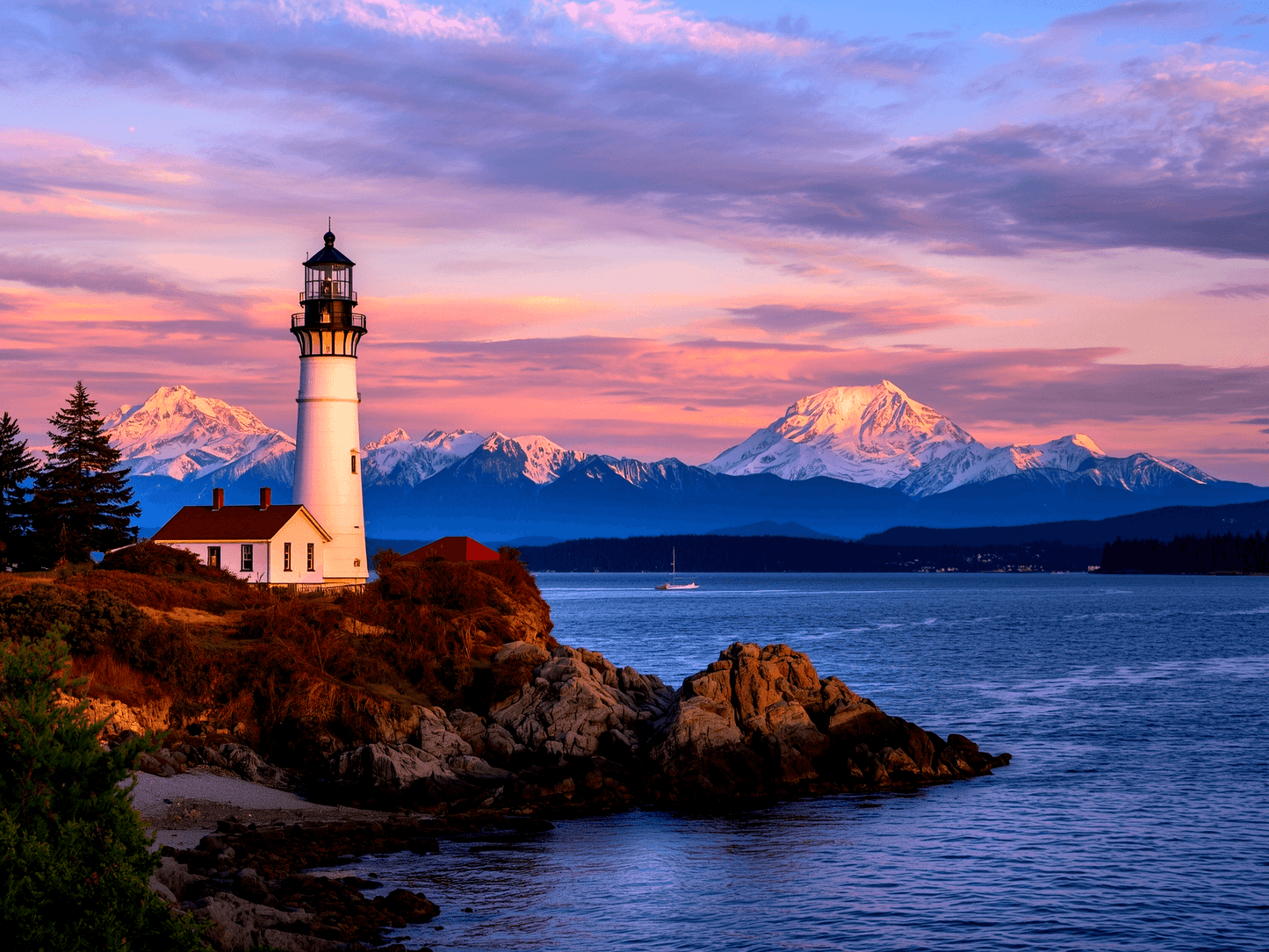Point Wilson Lighthouse At S