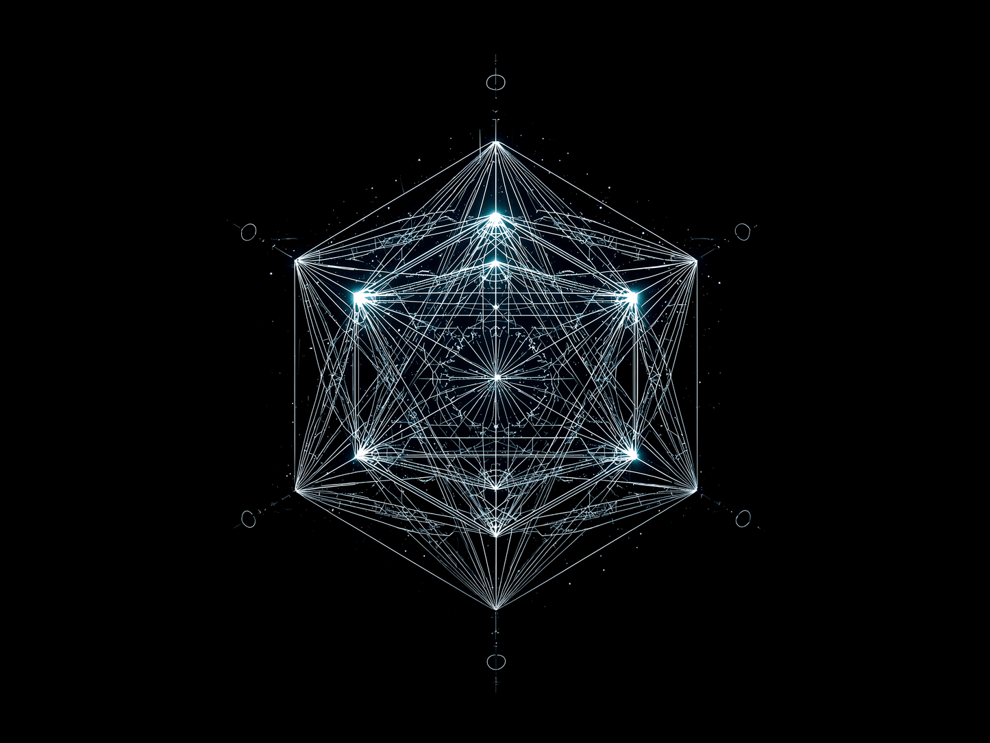 Sacred geometry Metatrons cu
