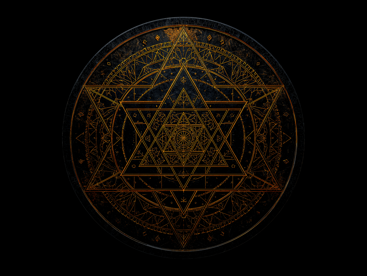 Sacred geometry Sri Yantra p