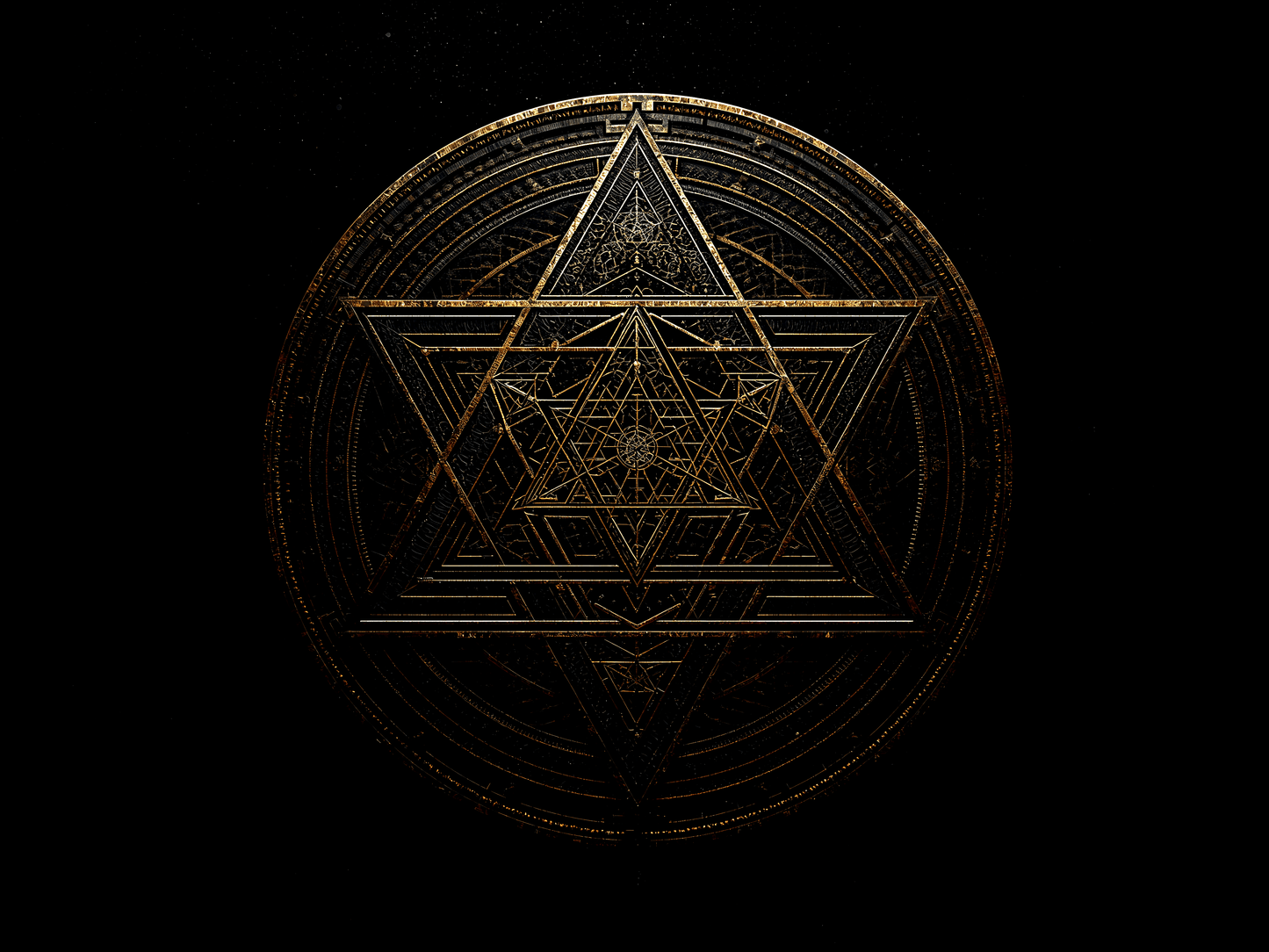 Sacred geometry Sri Yantra p