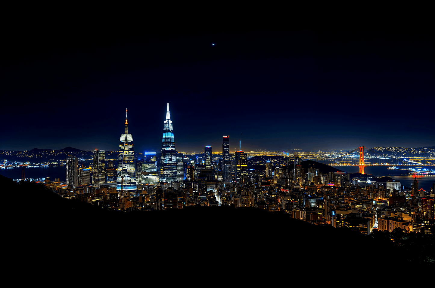 San Francisco USA skyline at