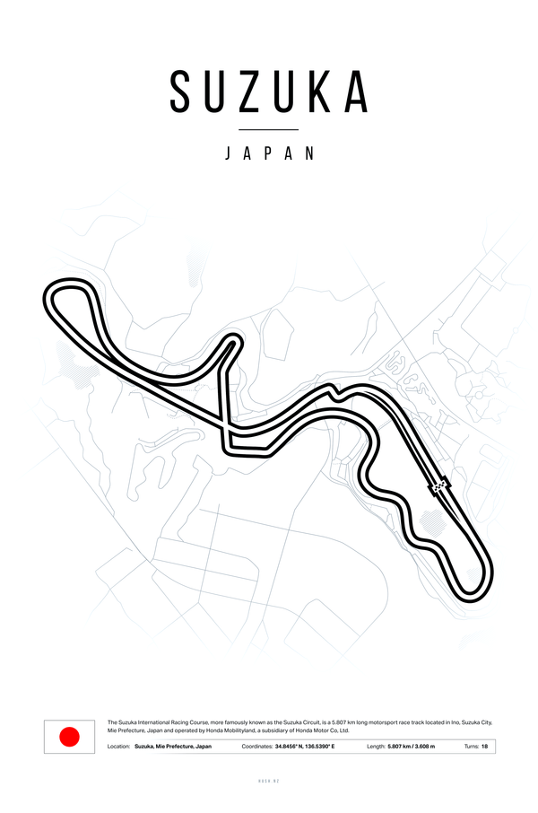Suzuka 2x3 Portrait Hushartprints White
