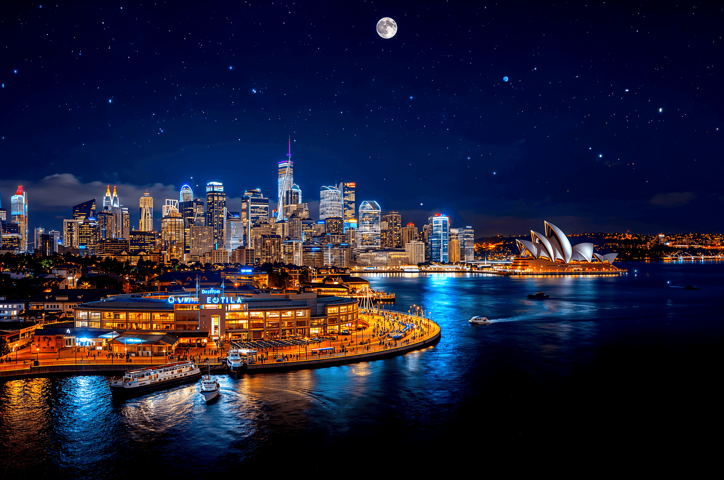 Sydney Australia Skyline At