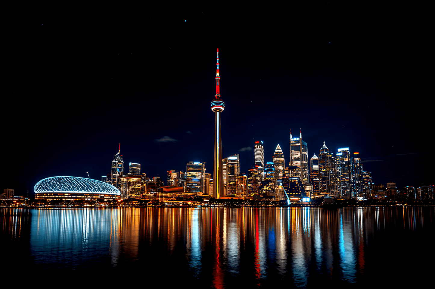 Toronto Canada skyline at ni