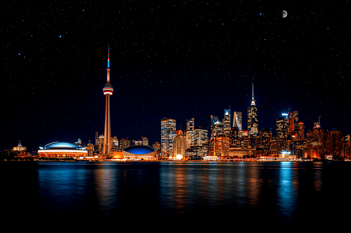 Toronto Canada skyline at ni