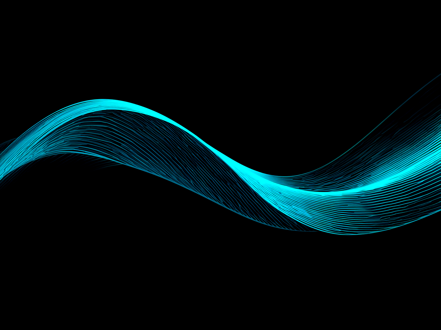 a flowing geometric wave pat