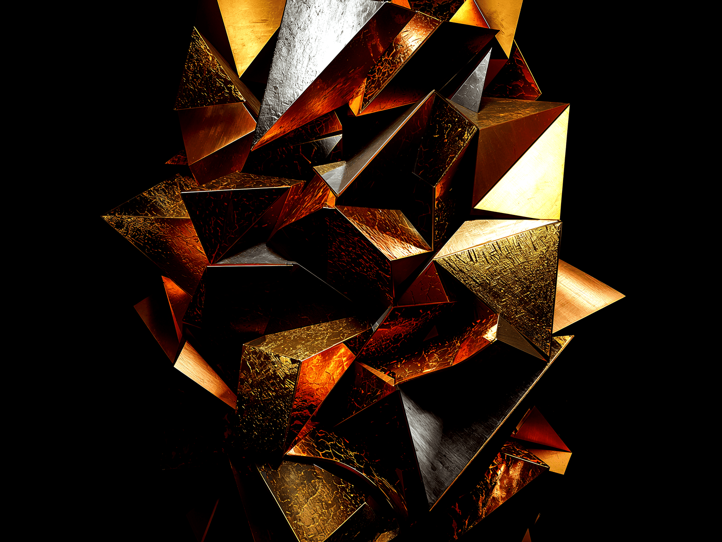 a geometric composition feat