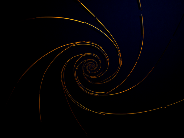 a geometric spiral pattern i