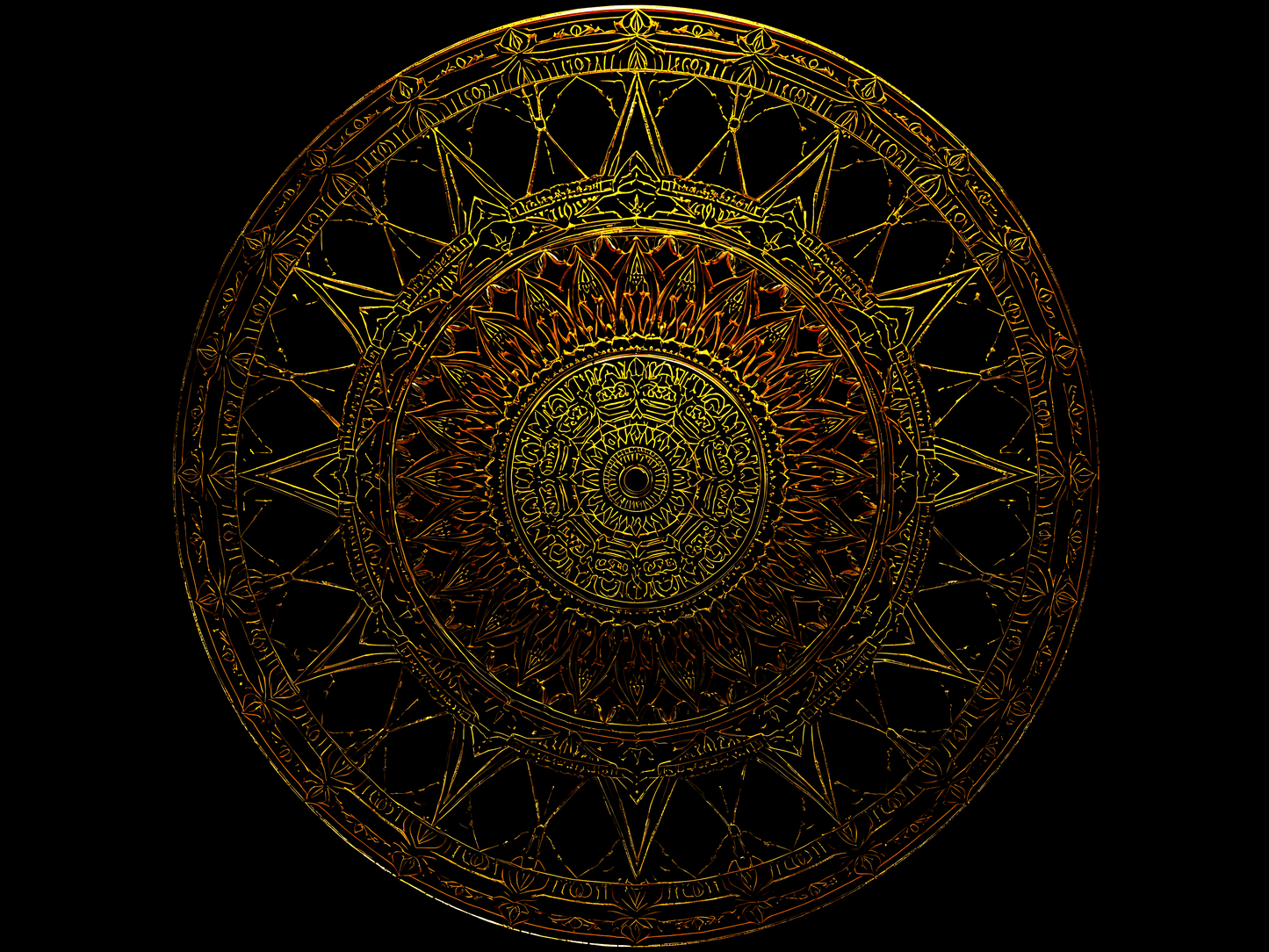 a intricately detailed geome