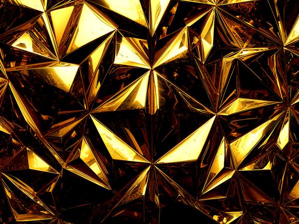 a luxurious geometric patter