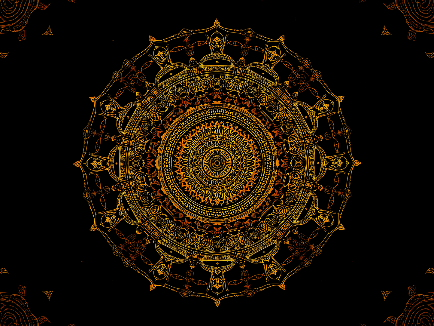 a symmetrical circular Geome