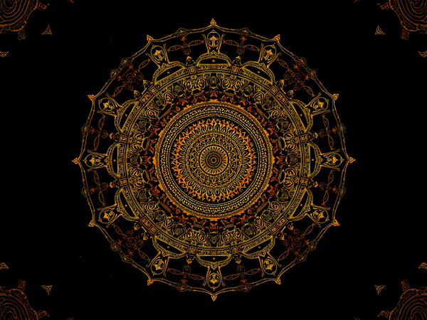 a symmetrical circular Geome