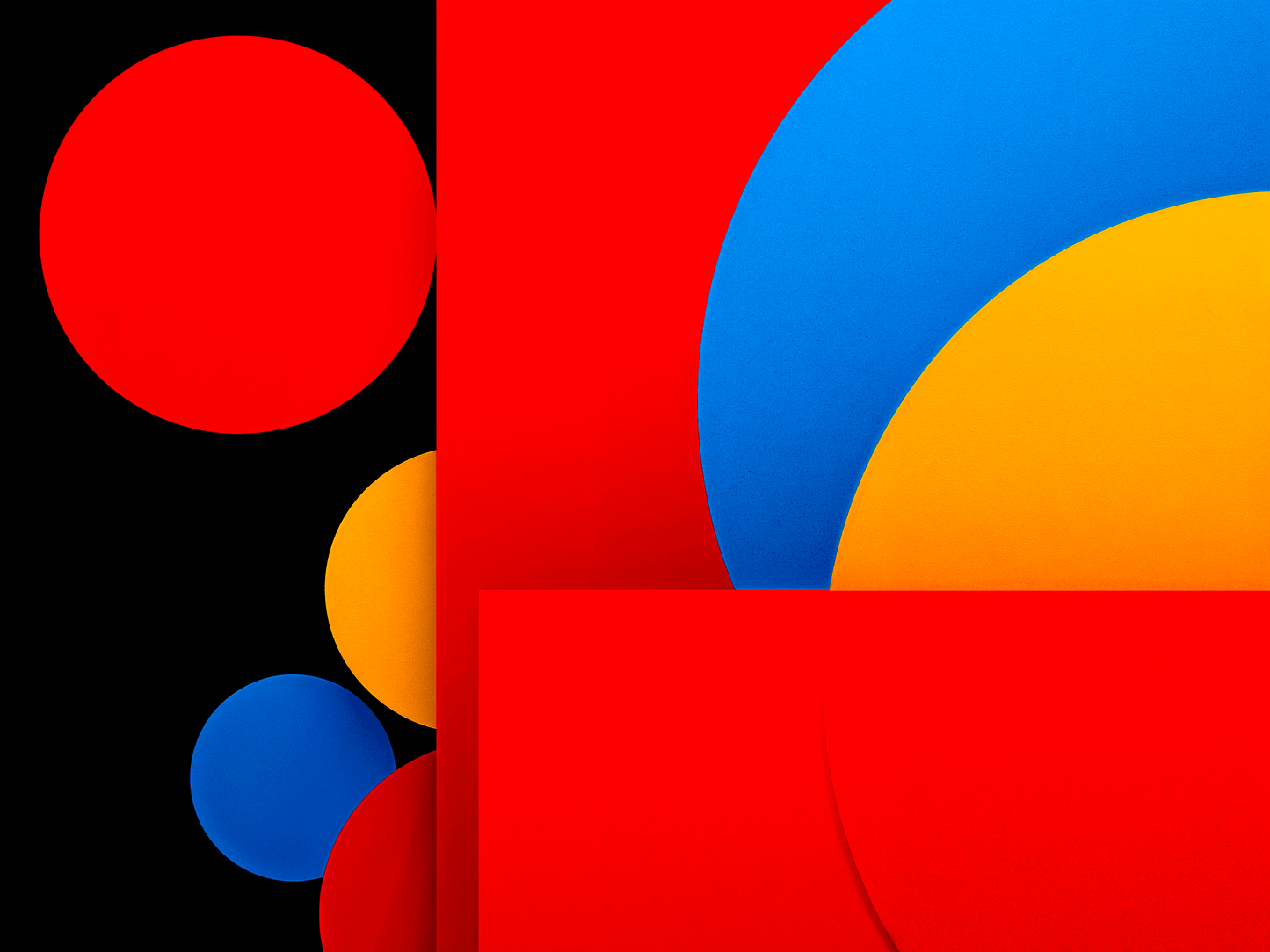 bold geometric composition f