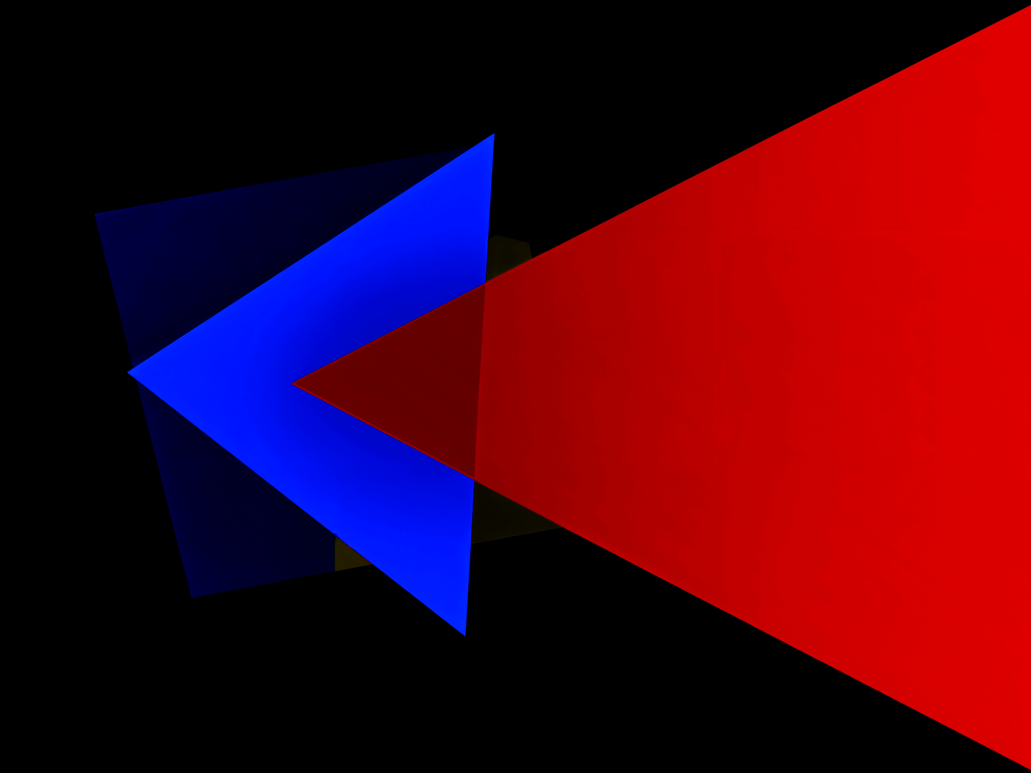 bold geometric triangles in