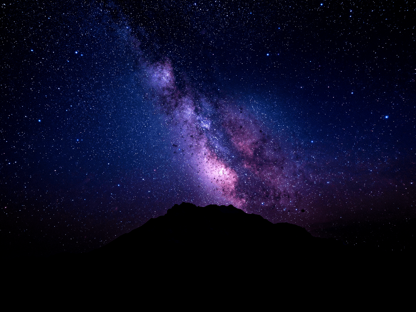 the Milky Way galaxy stretch