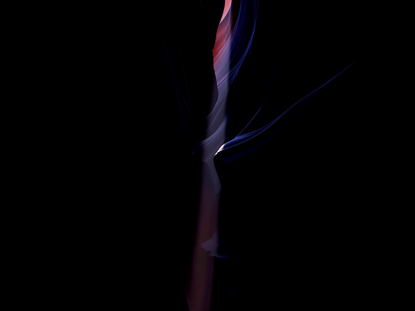 the interior of a dark slot